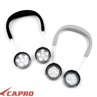 [카프로] LED 충전식 목걸이 랜턴 확산형 직진형 작업등 낚시 등산 CAP-N1966